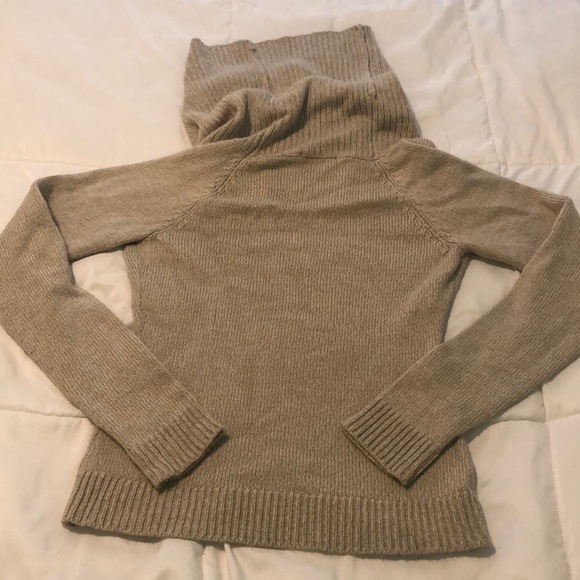 The Limited cowl neck oatmeal cream sweater - Picture 6 of 7